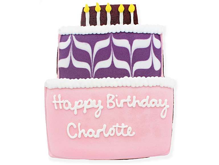 Personalised Birthday Girl Letterbox Biscuit