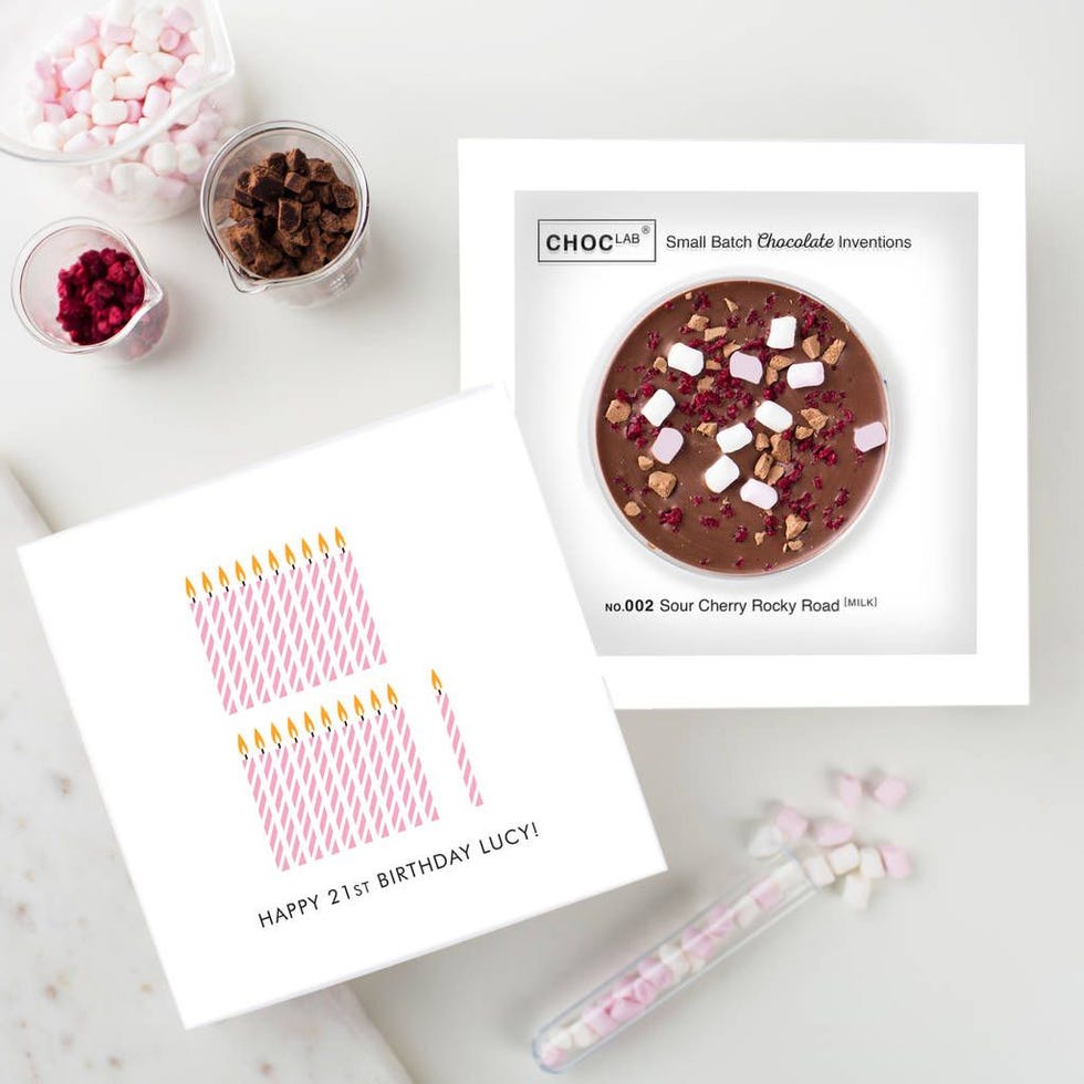 Quirky Gift Library Birthday Card Chocolate Gift, £11