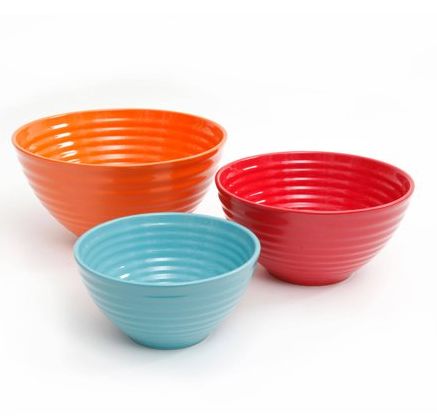 3-Piece Ceramic Tableware Bowl Set