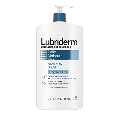 Lubriderm Daily Moisture Hydrating Unscented Body Lotion 