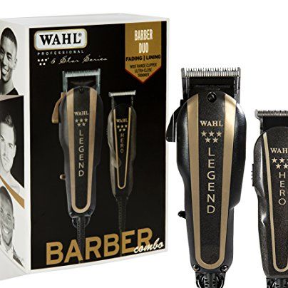 Wahl Professional 5-Star Barber Combo Legend ClippeSr and Hero T-Blade Trimmer