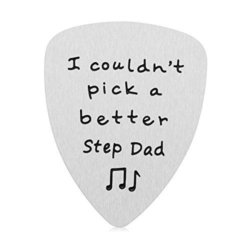Personalized Fathers Day Gift for Dad Guitar Pick Couldnt Pick A Better Dad Guitar Pick For Dad Gift Birthday Gift Personalized Names COULDNT-PICK 