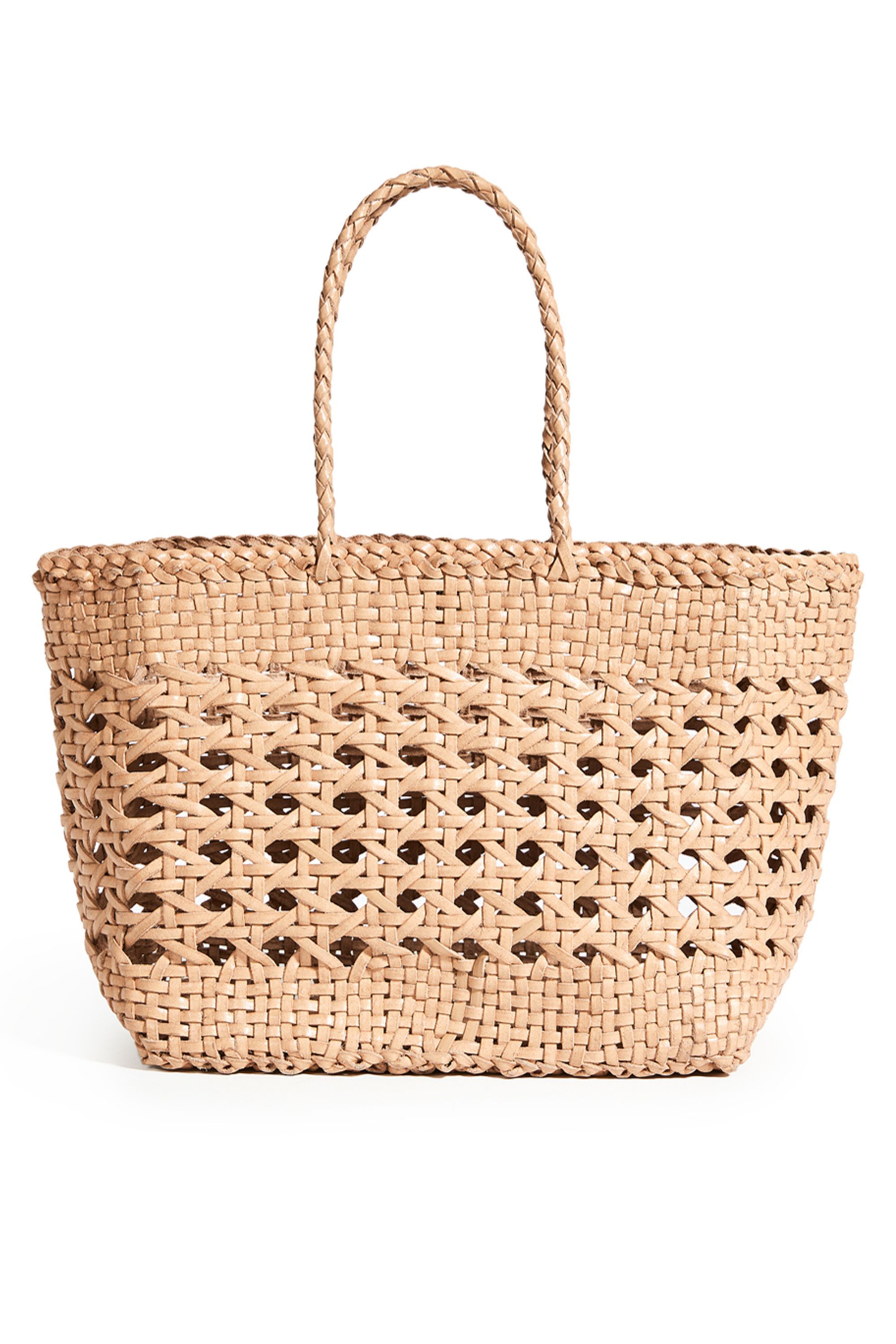 large woven beach tote