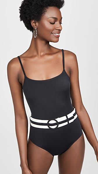 The Nina Belted One Piece Swimsuit