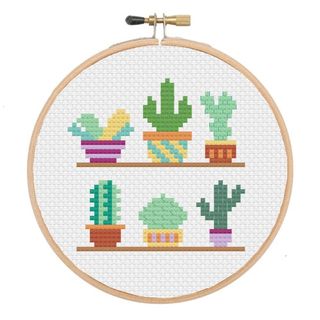 Cactus Cross Stitch Kit