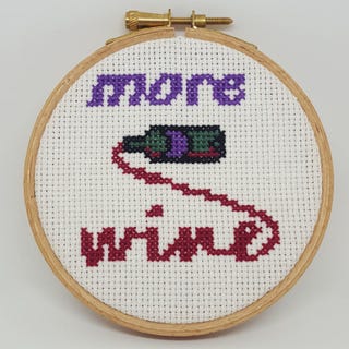 More Wine Cross Stitch Kit