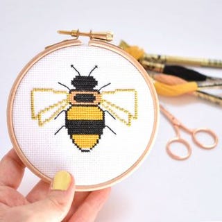 Bee Cross Stitch Kit