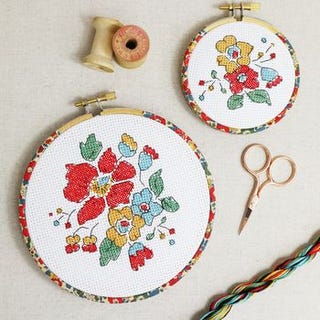 Cross Stitch Gift Set. Wall Hanging Kit