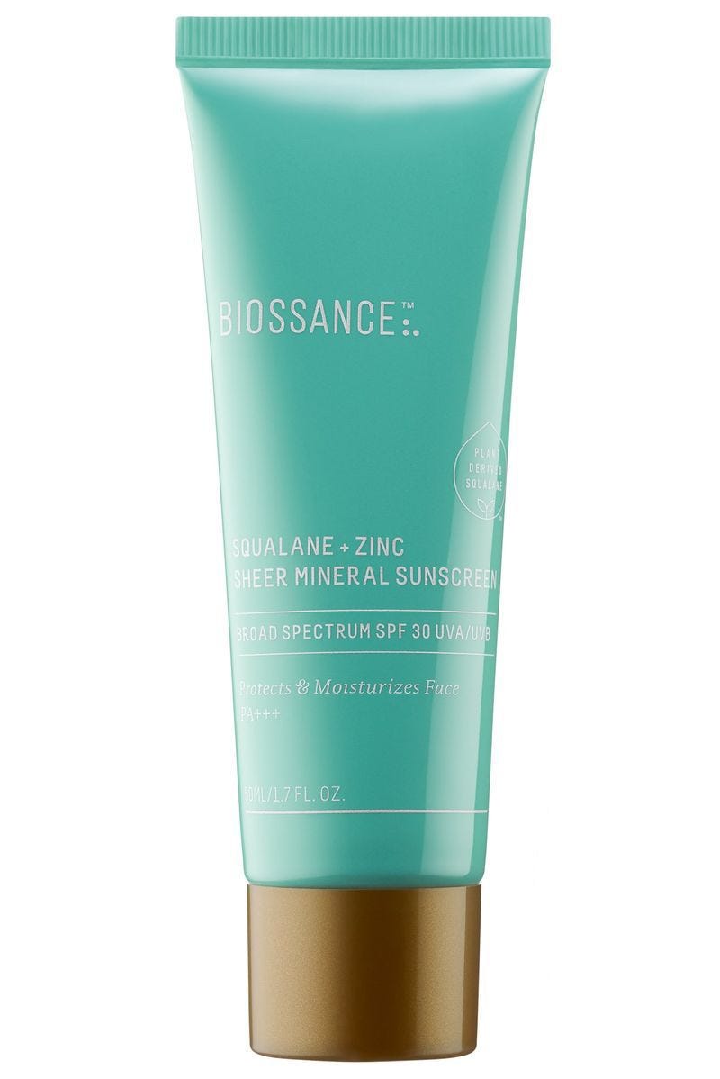 Squalane + Zinc Sheer Mineral Sunscreen SPF 30 