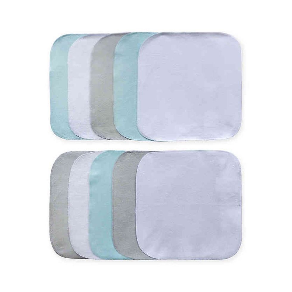 Baby Washcloths, Muslin Cotton Baby Towels, Large 10”x10” (Sage, Pack of  10), Pack of 10 - Kroger