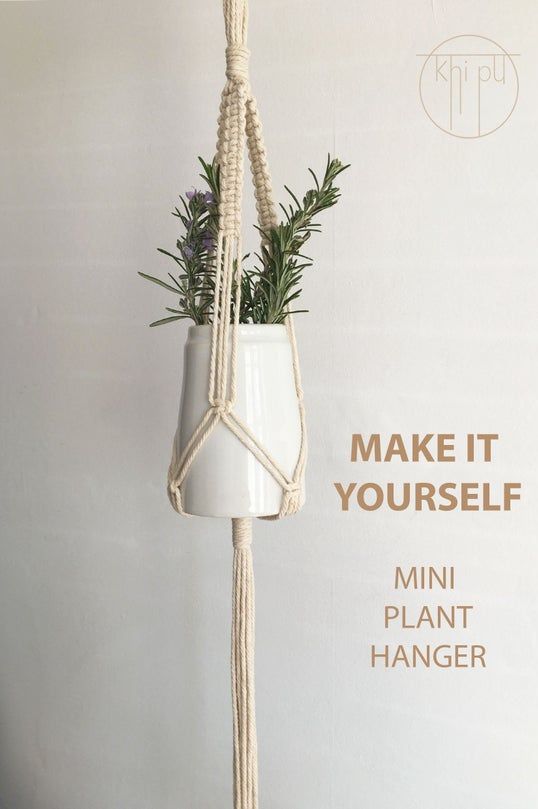 Summer Goals Plant Hanger - Beginner Plant Hanger Kit and Pattern