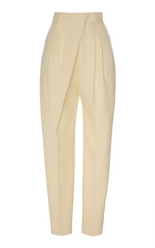 Draped Pleated Trousers 