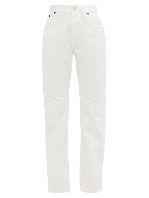 white denim jeans