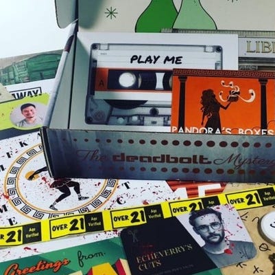 The Deadbolt Mystery Society Monthly Box The Deadbolt Mystery Society Monthly Box