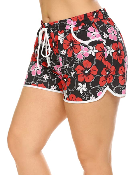 swimsuits with shorts for ladies plus size