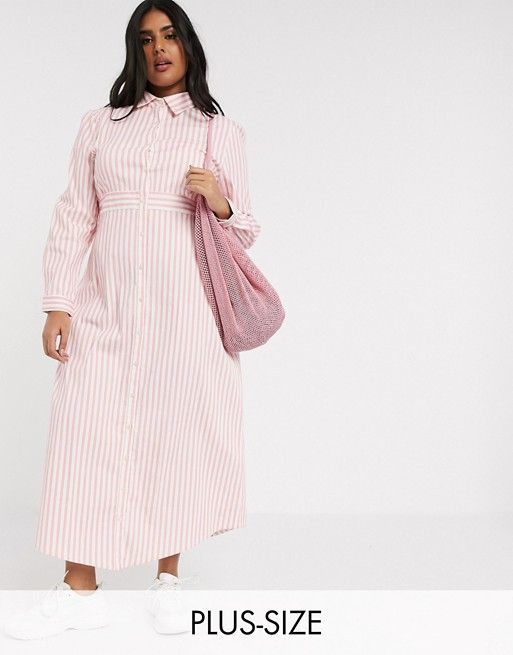 pink casual dress with sleeves