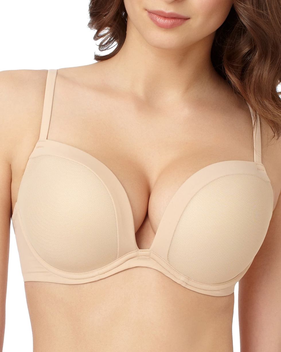 What are some good brands of push-up bras that give nice shape and