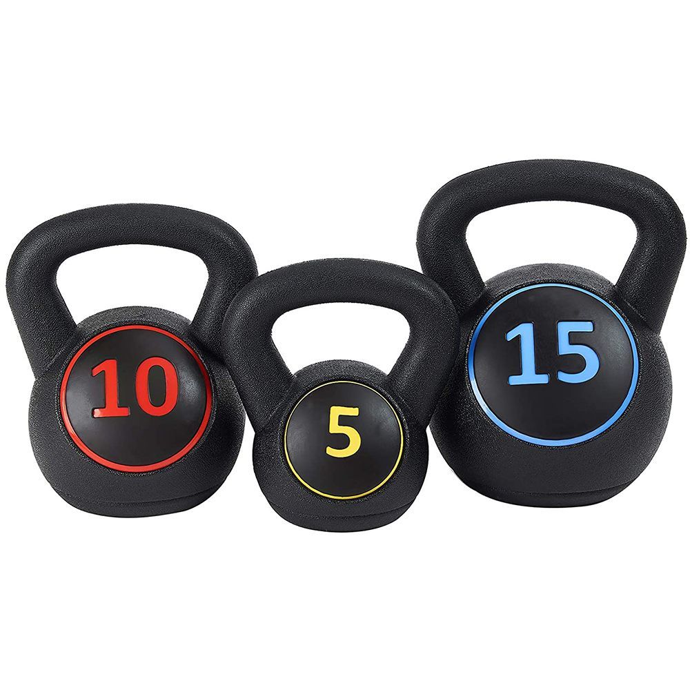 Jpodream Kettlebell Set Weights 5-10lbs Strength Training Dumbbells Fitness Equipment for Home Gym Women Men Exercise 