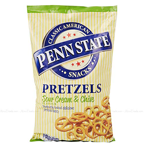 Penn State Crema agria y cebollino Pretzels 650gm