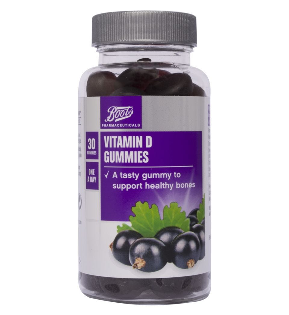 Boots Vitamin D 30 Gummies