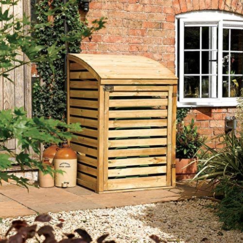 Large Strong Double Sided Keyring BIN SHED 