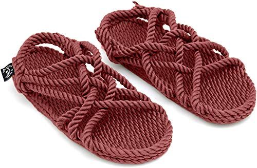 sandali in corda bassi