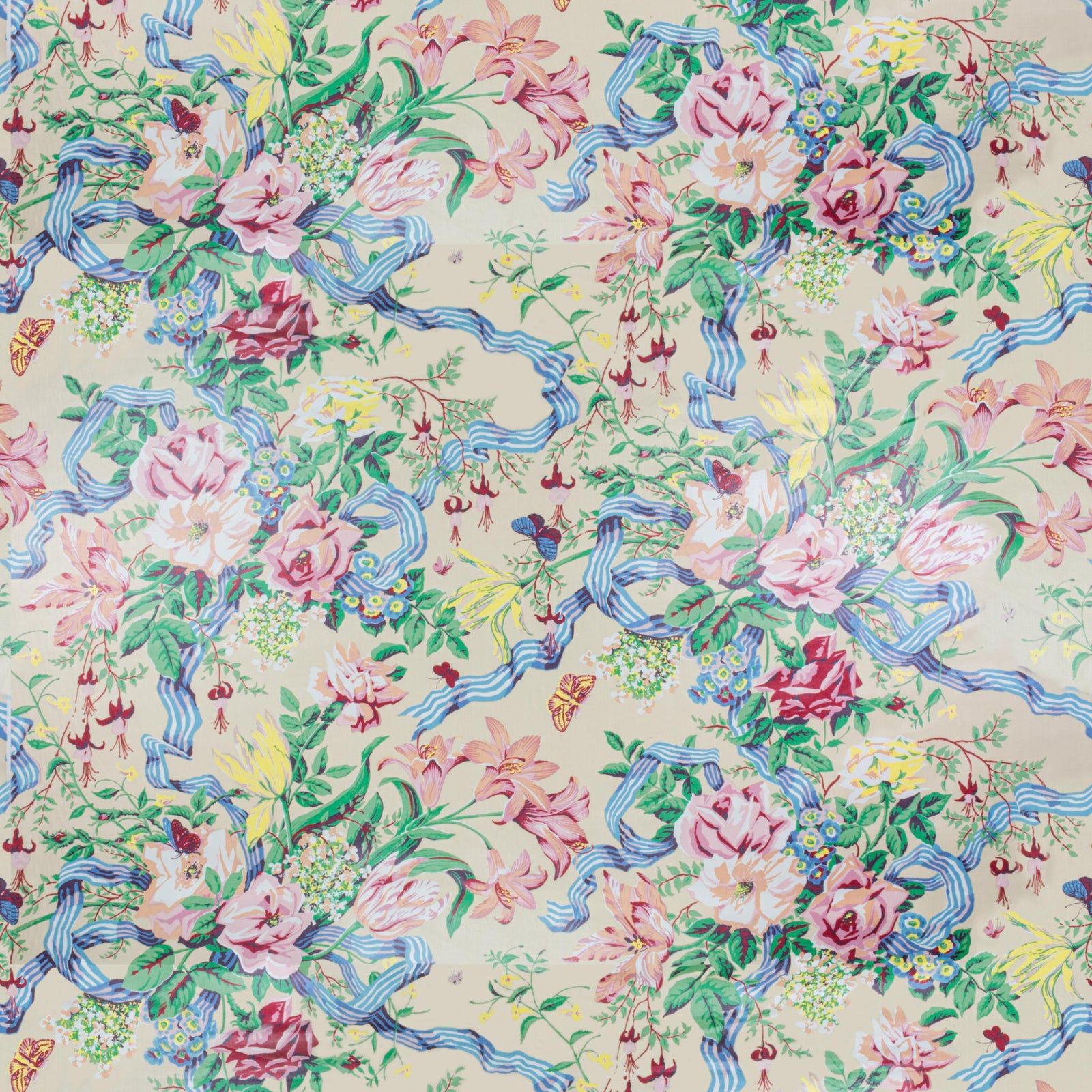 Nicole Floral Ribbon Fabric