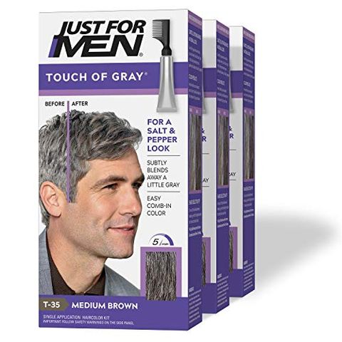 Hair should grey man a his dye Senior Men