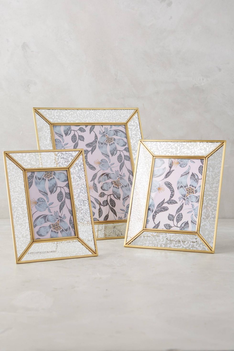 Mercury Glass Picture Frame 