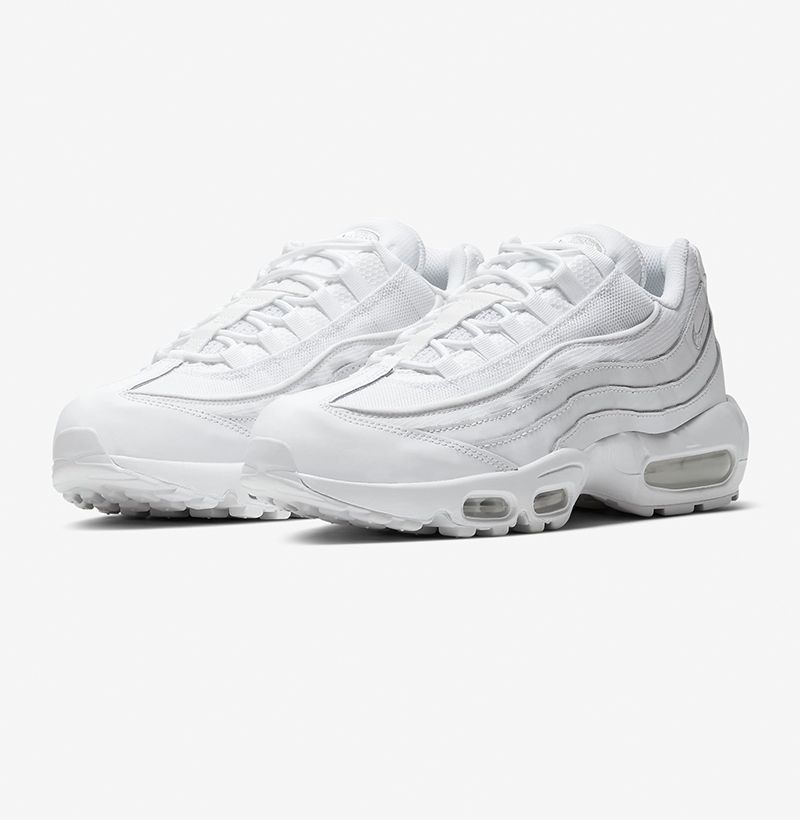all white sports shoes