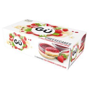 Gü Strawberry & Clotted Cream Cheesecakes2x87g