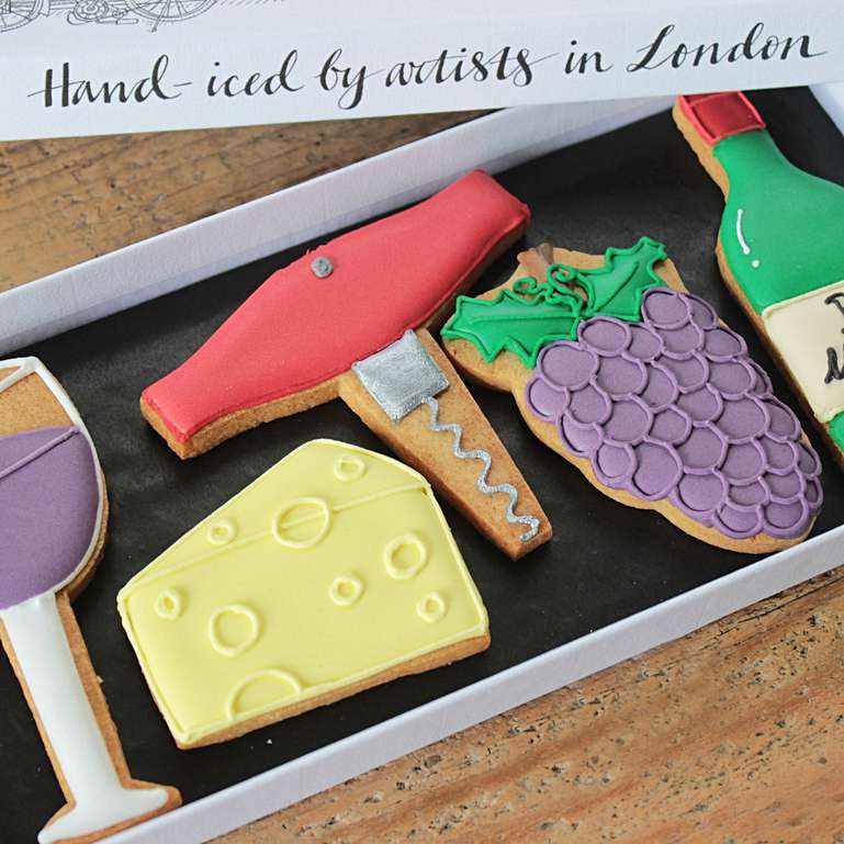 Cheese And Wine Letterbox Biscuits