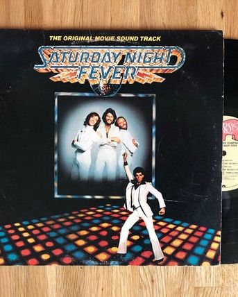 Vinyl Record Album Saturday Night Fever Original Soundtrack Double LP 1977 John Travolta Bee Gees Classic