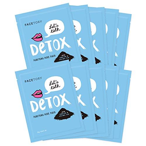 Let's Talk, Detox Purifying Charcoal Sheet Mask 