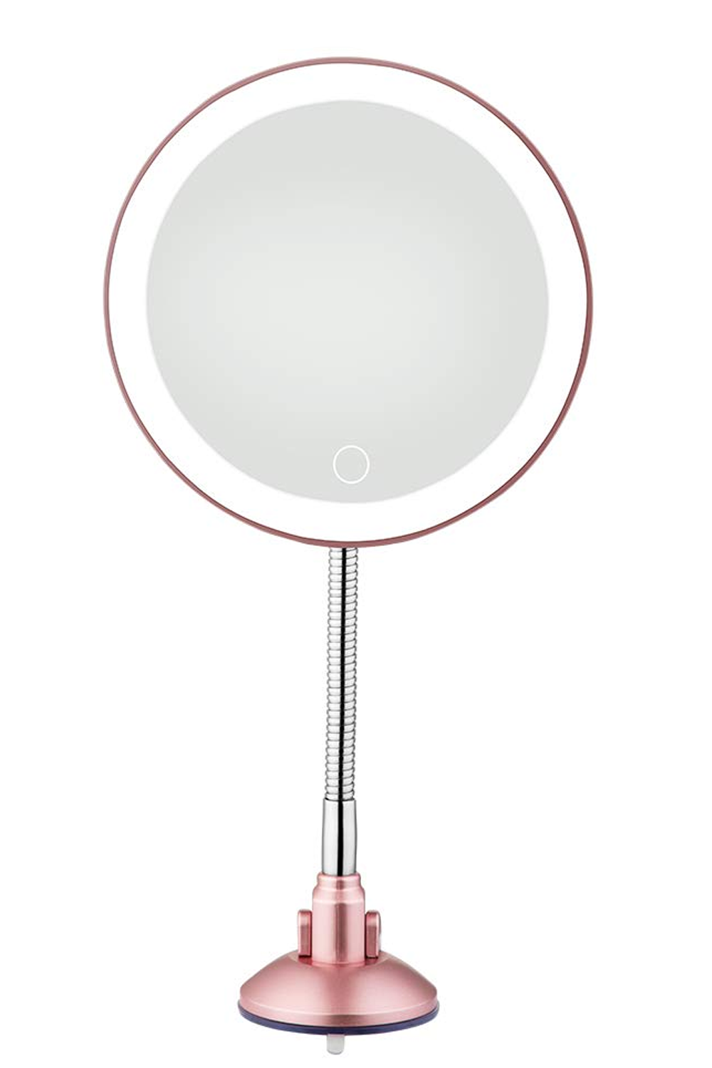 small vanity mirror on stand