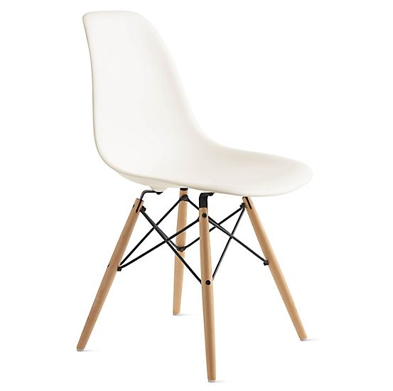 Eames® Molded Plastic Dowel-Leg Side Chair