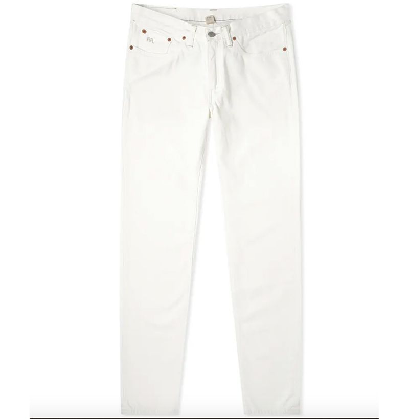 white rough jeans for mens