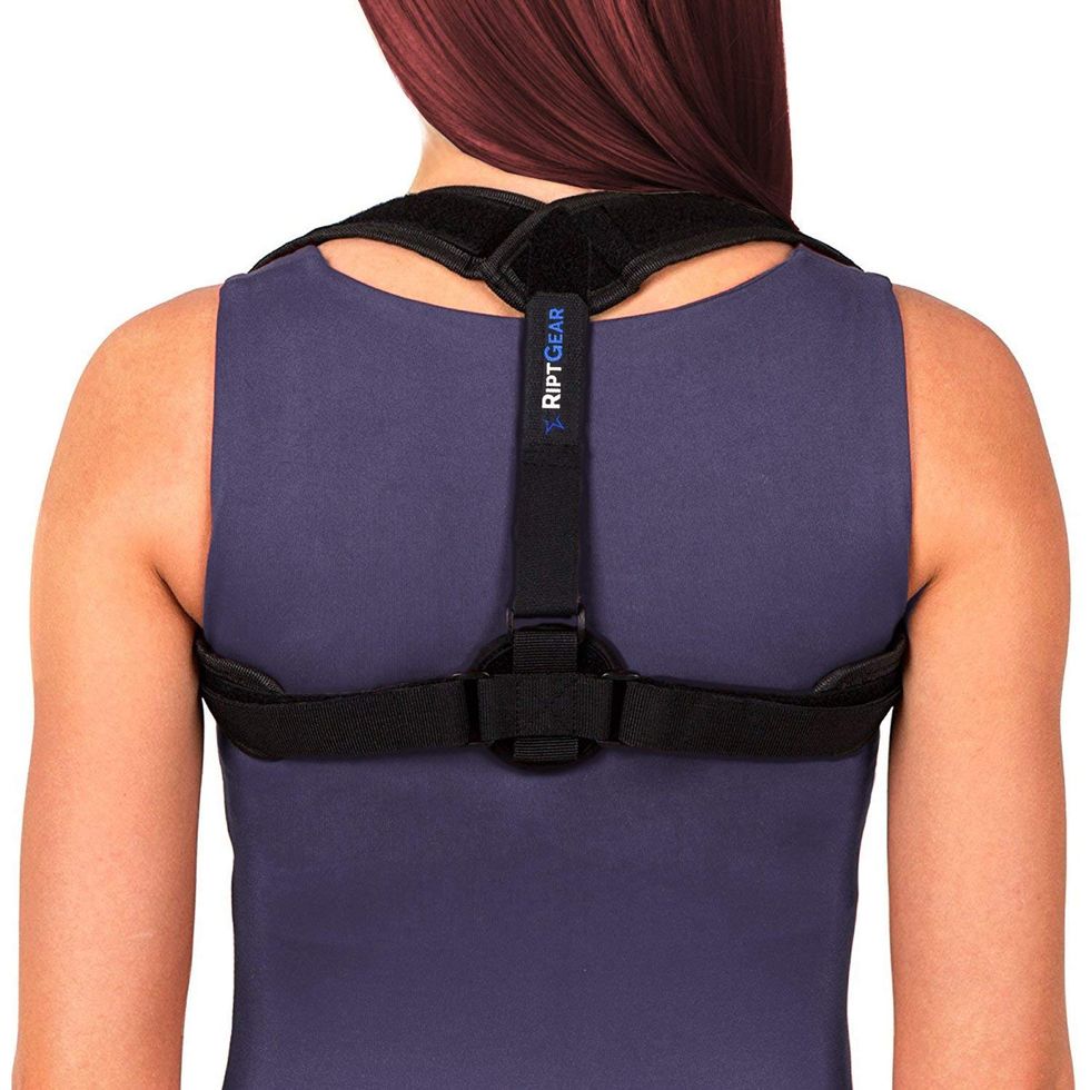 Copper Fit® Health Plus Posture Corrector Brace, Reduce Neck, Back and  Shoulder Pain, Black 