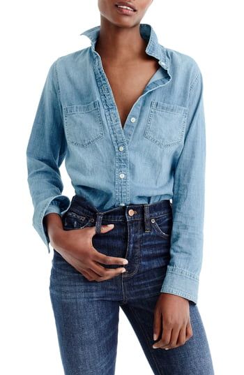 denim shirt for ladies