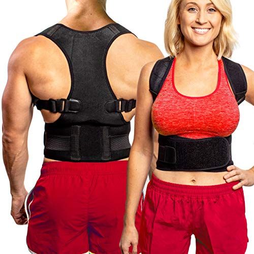Posture Corrector for Men & Women FDA Pack of 2 Upper Back Brace Spine Alignment Back Neck & Shoulder Pain Relief Upright Posture Trainer Under Clothes Adjustable Brace Support 