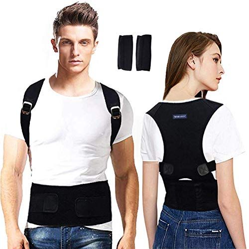 XX-Large Lumbar Lower Back Brace to Improve Bad Posture,Posture Corrector for Relieve Back Pain. Back Support Clavicle 
