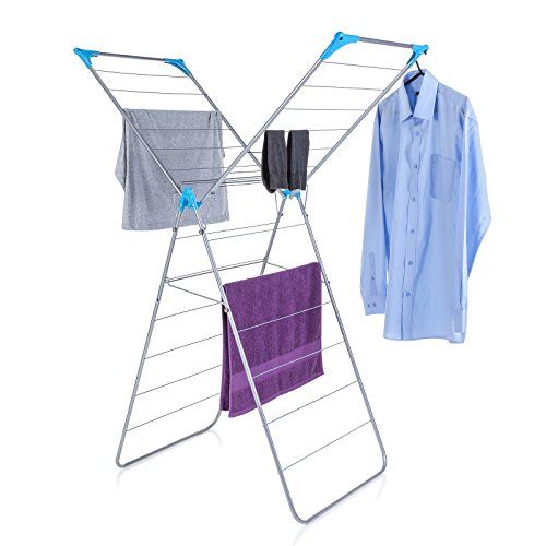 Radiator Airer 5 Bar Rail Dryer Clothes Laundry Adjustable Washing Indoor Drying 