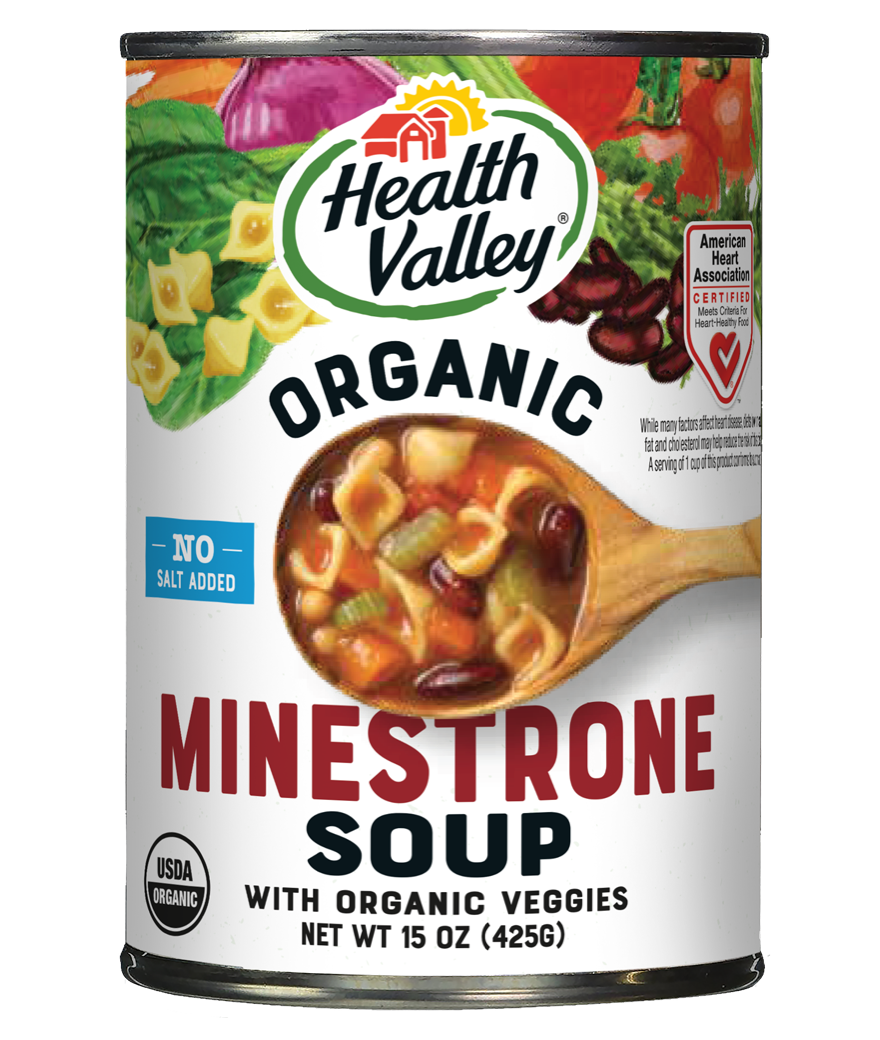 No Salt Added Minestrone Soup