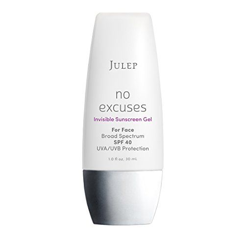 No Excuses Invisible Facial Sunscreen Gel Broad Spectrum SPF 40 