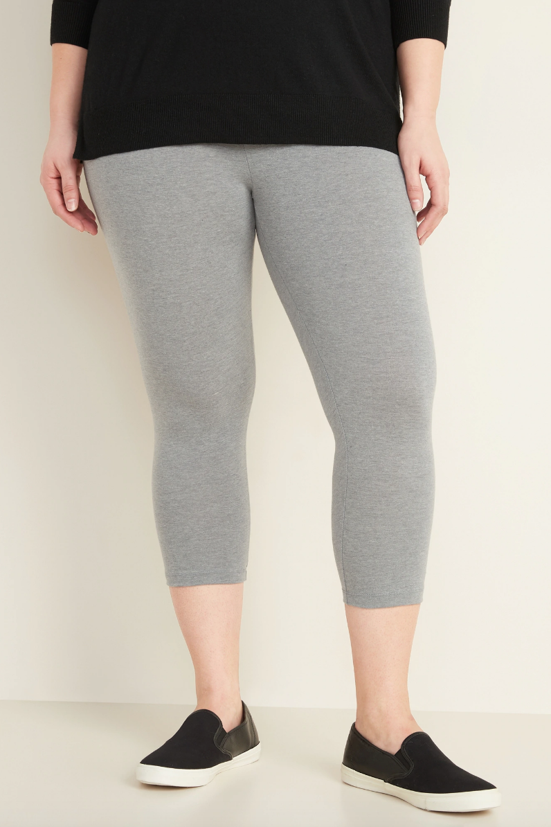 Women's Loose Yoga Pants, Cropped Leggings, Stocking, Plus Size