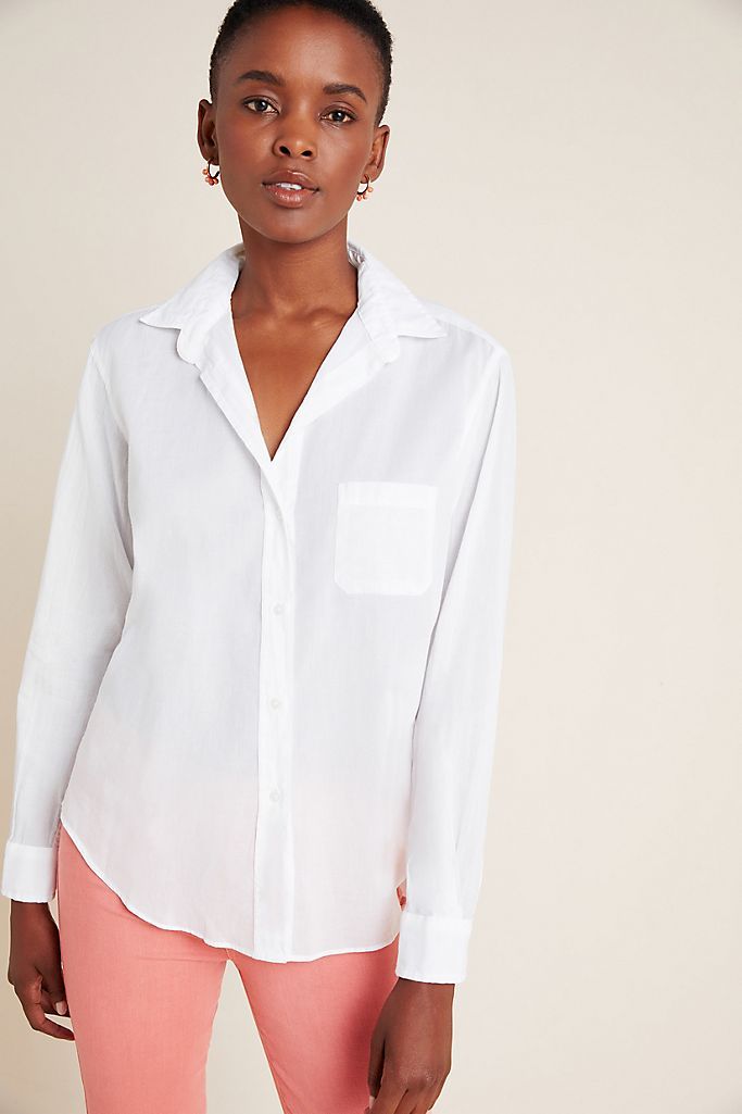 Casual White Button Down Factory Sale, UP TO 57% OFF | www 