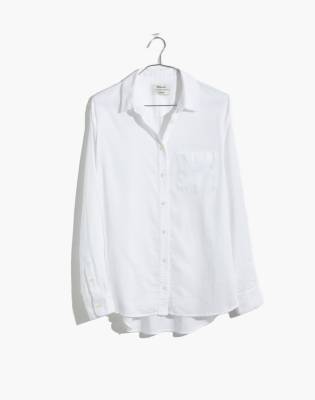 white linen button down shirt womens