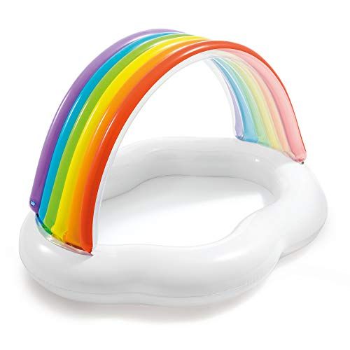 Rainbow Cloud Inflatable Baby Pool