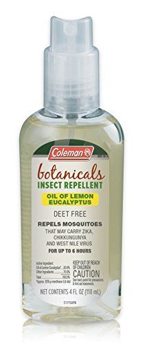 Naturally-Based DEET-Free Lemon Eucalyptus Insect Repellent