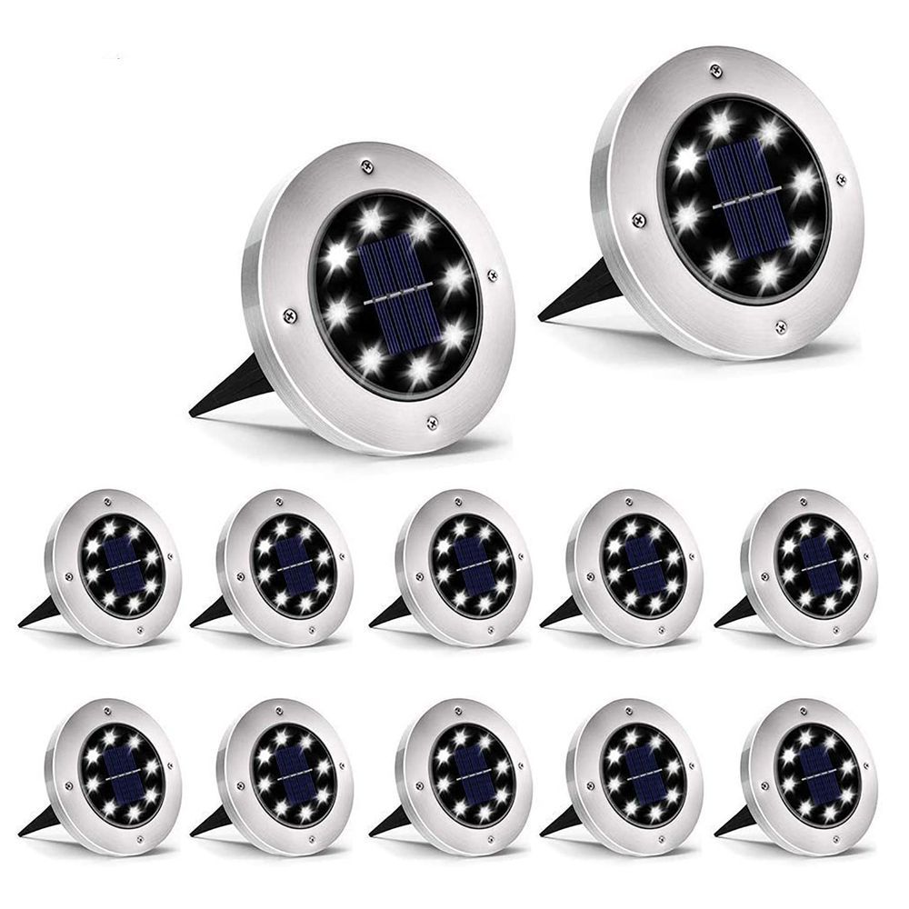 Best solar deals ground disk lights